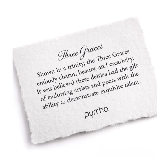 Pyrrha Three Graces Talisman + 20” Fine Curb Chain | Sterling Silver | Vancouver - Picture 10 of 10